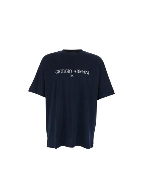 GIORGIO ARMANI Giorgio Armani Blue T-Shirts & Vests - T-Shirts Men