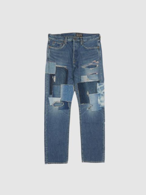 Kapital Kapital 5-Pocket 14oz Monkey Cisco Patchwork Jeans