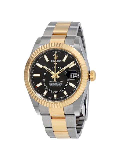 ROLEX Rolex Sky-Dweller Automatic Men's 18kt Yellow Gold Oyster Watch 326933BKSO