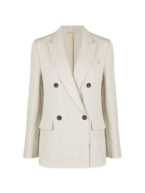 Brunello Cucinelli Prince of Wales check blazer