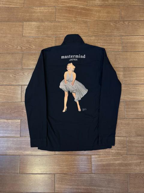 mastermind JAPAN mastermind Japan mmj Marilyn Monroe black long-sleeved shirt