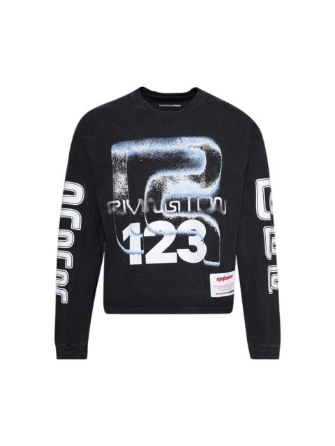 RRR123 META ALMA CVA LONG SLEEVE TEE (VINTAGE BLACK/BLUE)