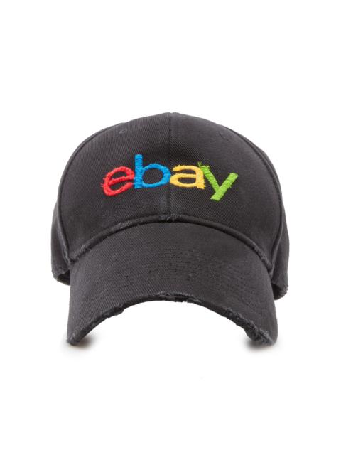 Ebay Embroidered Cotton Baseball Cap black