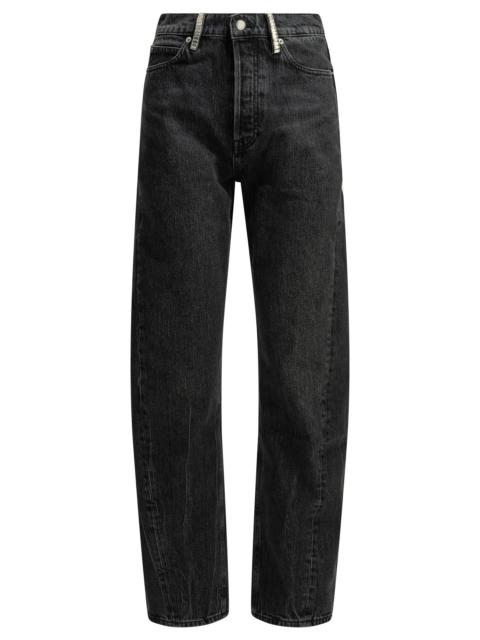 Alexander Wang Alexander Wang Wide-leg Jeans Black Women