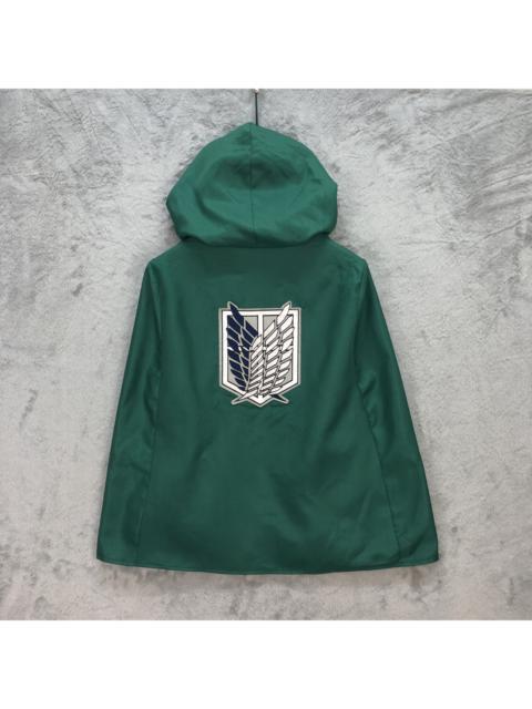 Other Designers Movie - Attack on Titan Logo Green Capes #5949-215