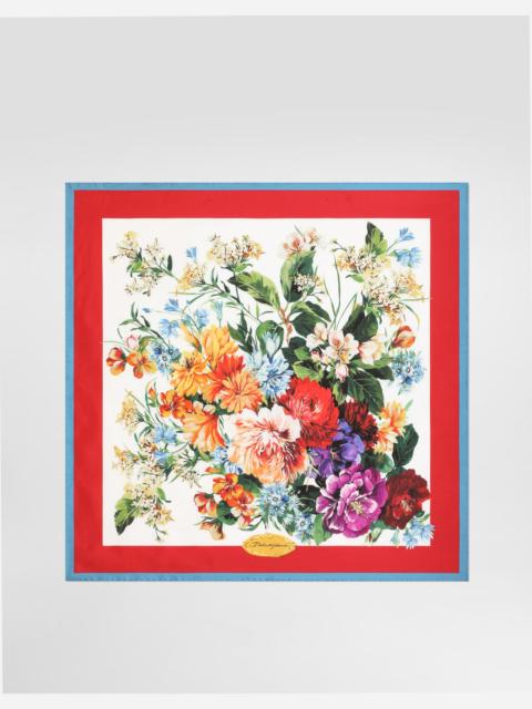Dolce & Gabbana 70x70 silk twill foulard