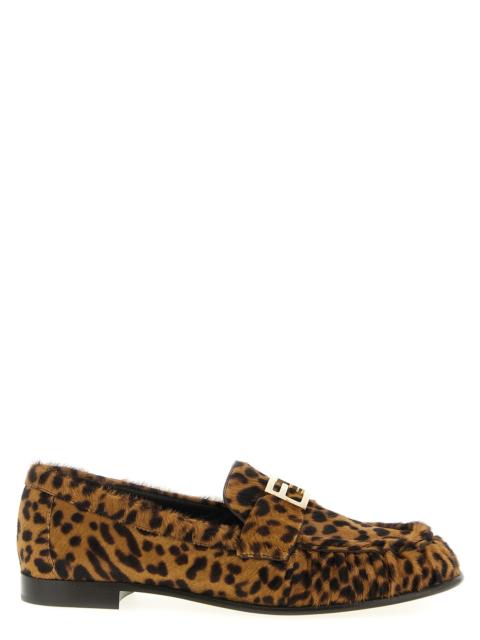 FENDI Fendi Women 'Baguette' Pony Hair Loafers