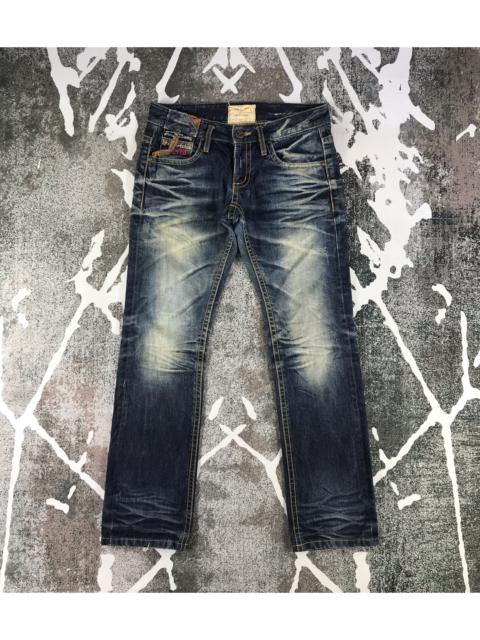 Other Designers Japanese Brand - Lolita Jeans Faded Blue Denim KJ1254