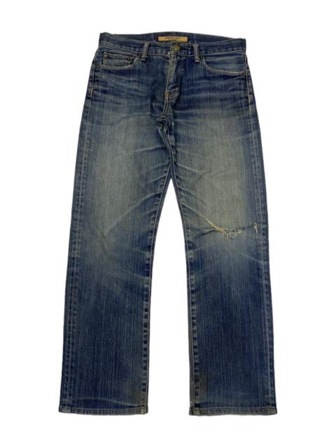 Other Designers 🔥UNIQLO S-001 DISTRESSED DENIM JEANS