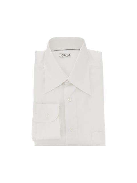 Brunello Cucinelli Brunello Cucinelli Cotton Twill Shirt White Men