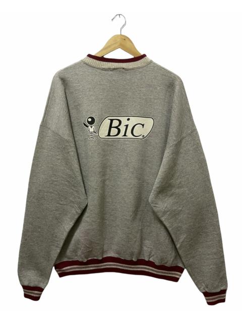 Other Designers Japanese Brand - BIC Pen Big Logo Sweatshirt Grey