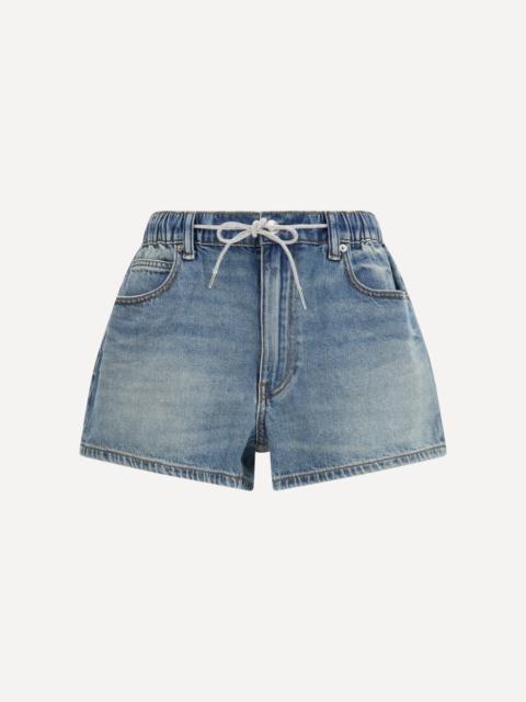 Alexander Wang Marathon Shorts with crystal drawcord