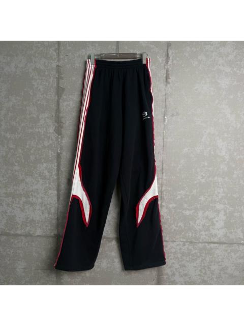 BALENCIAGA Balenciaga Patchwork Double-Ring Logo Sweatpants