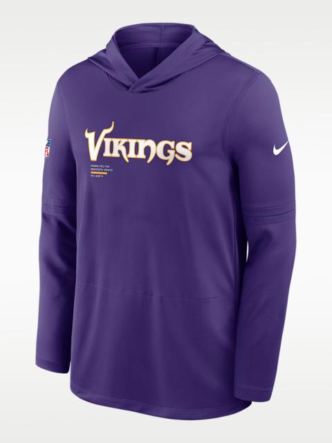 Nike Minnesota Vikings Pure Fury Sideline Men's Nike Dri-FIT NFL Long-Sleeve Hooded Top