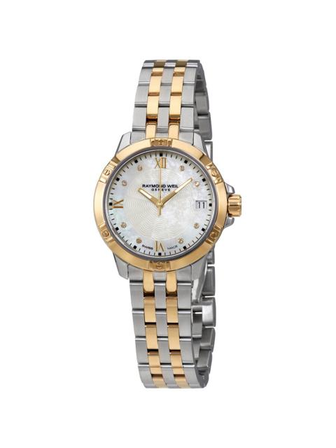 Other Designers Raymond Weil Tango White Mother of Pearl Diamond Dial Ladies Watch 5960-STP-00995