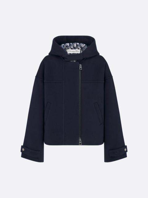Dior Zipped Peacoat with Hood