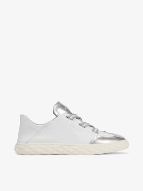 JIMMY CHOO Diamond Light Flex F
Silver Metallic Nappa Leather Trainers