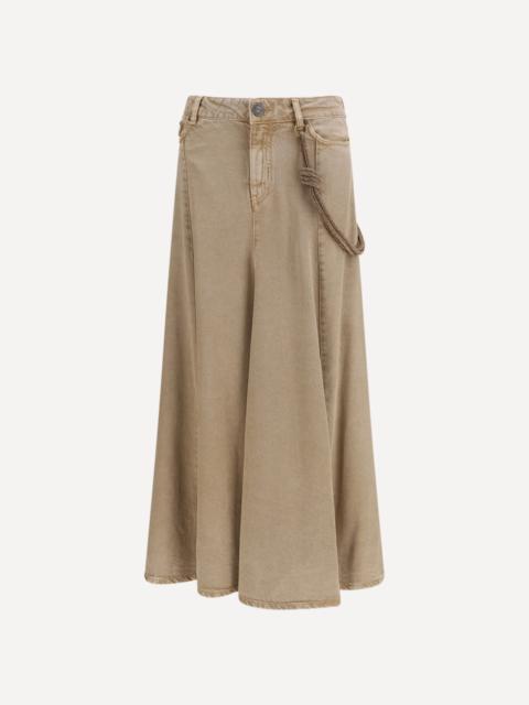 PINKO Hurghada midi denim Skirt