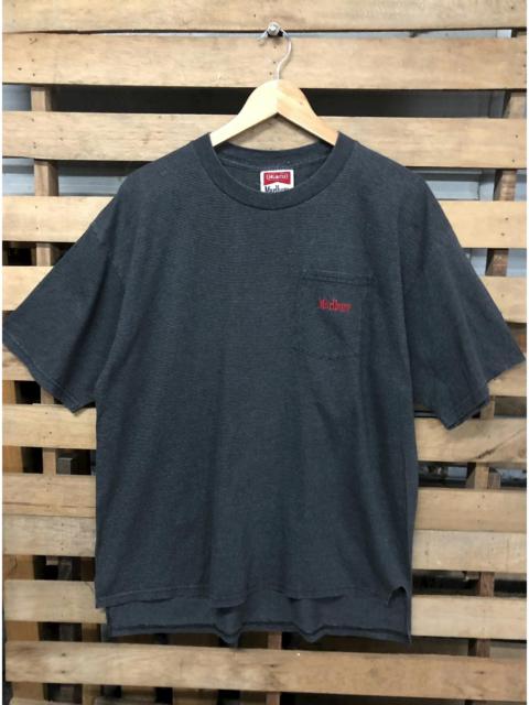 Other Designers Marlboro × Marlboro Unlimited × Vintage - Vintage Marlboro Unlimited Stripe Single Pocket Tshirt