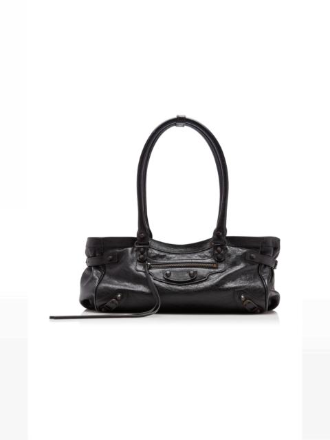 BALENCIAGA Le City East West Lambskin Bag black