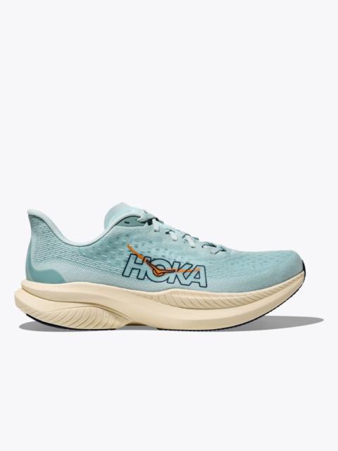 HOKA Men's Mach 6 Shoes in Clear Sea/Sea Water