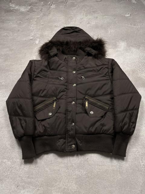 Other Designers If Six Was Nine - Y2K Shannier LGB Ifsixwasnine Style Fur Puffer Jacket