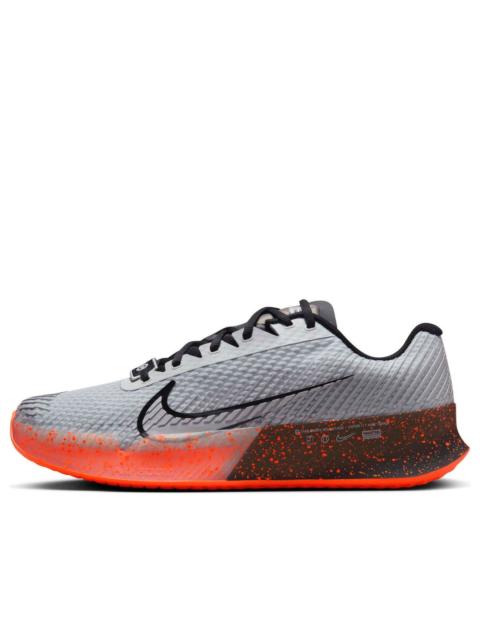 Nike NikeCourt Air Zoom Vapor 11 HC Premium 'Pure Platinum Black Crimson' FQ7721-001