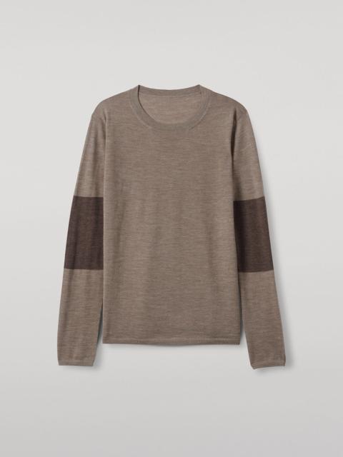 Johnstons of Elgin Euna Brown Superfine Cashmere T-Shirt