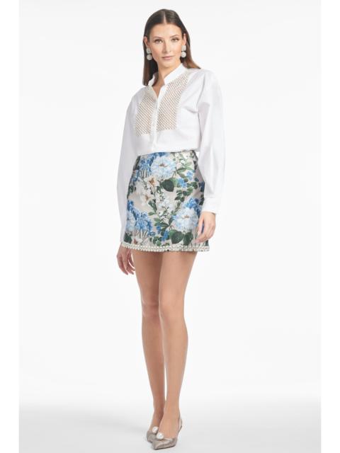 SACHIN & BABI PIPER SKIRT - DUNE AND DUSK PETALS