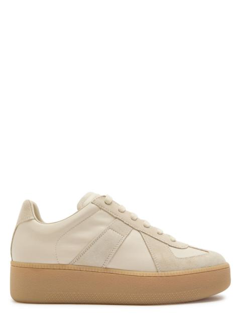 Maison Margiela Maison Margiela Replica Wedge Panelled Leather Sneakers