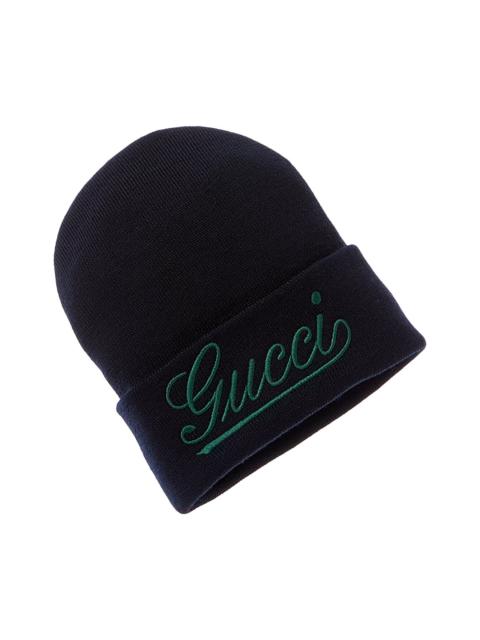 GUCCI Gucci Logo Wool Beanie