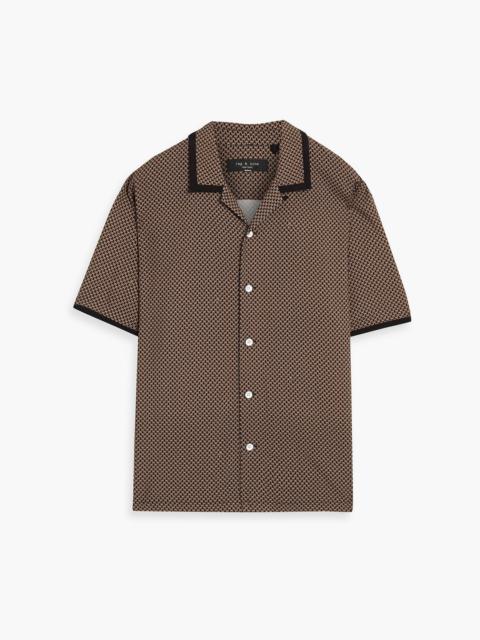 rag & bone Geo printed crepe shirt