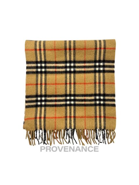 Burberry Vintage Burberrys Scarf Nova Check 100% PURE CASHMERE