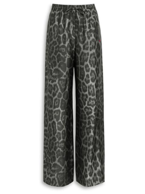 Stella McCartney Stella Mccartney Leopard-print Silk Trousers