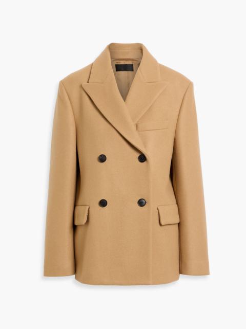 NILI LOTAN Vianney double-breasted wool-felt coat