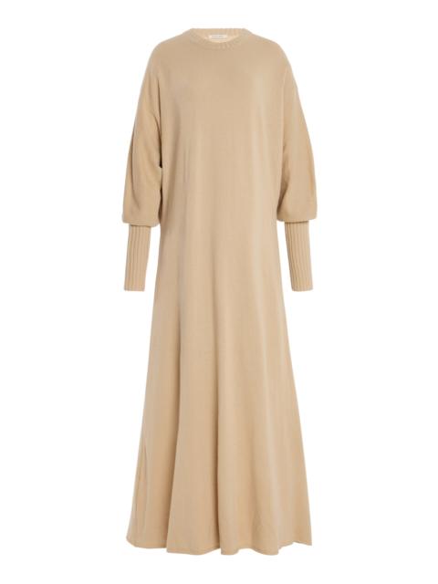 BY MALENE BIRGER Liv Knit Wool Dress nude