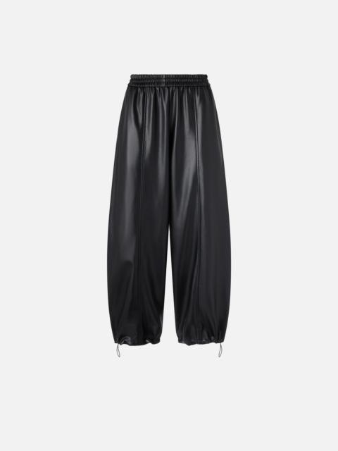 PINKO FAUX LEATHER BALLOON TROUSERS