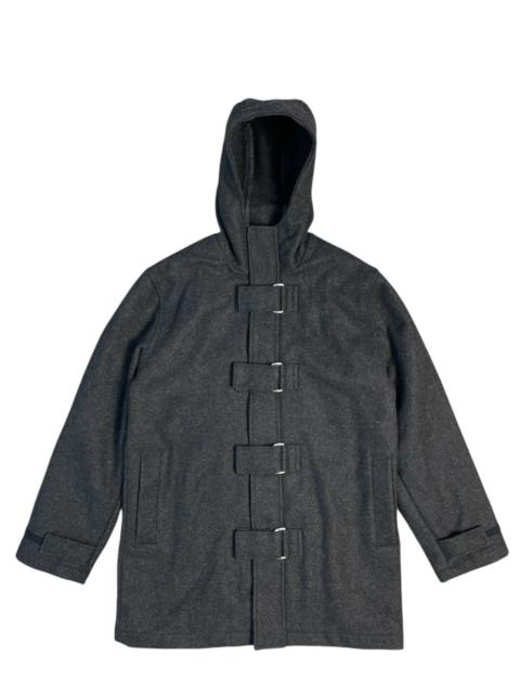 Other Designers Japanese Brand - Kapitalist Genuine Feeling Velcro Strap Wool Hooded Jacket