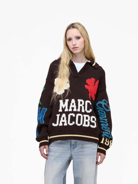 Marc Jacobs MARC JACOBS VARSITY KNIT POLO