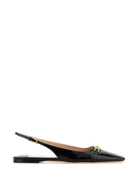 TOM FORD Tom Ford Women Black Leather Ballerinas
