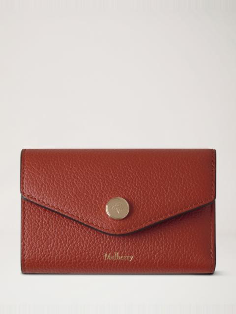 Mulberry Folded Multi-Card Wallet
Rust Small Classic Grain