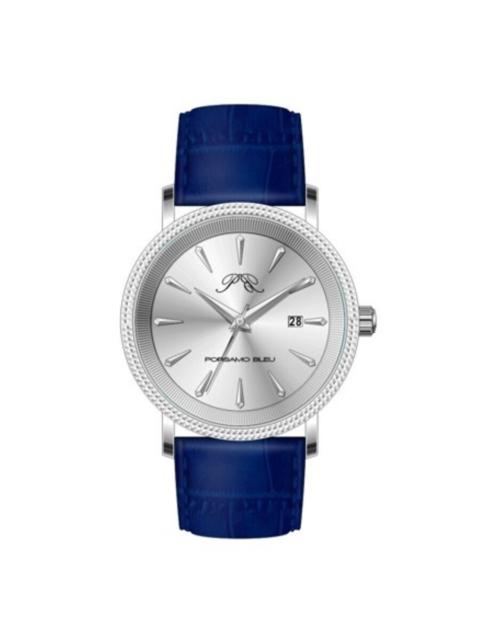 Other Designers Porsamo Bleu Veritas 2 Quartz Silver Dial Men's Watch 1362BVEL