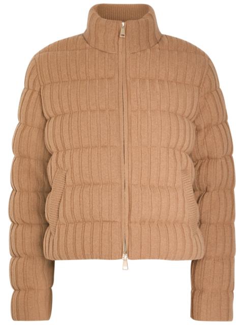 Moncler Moncler Padded Wool and Cashmere-blend Jacket