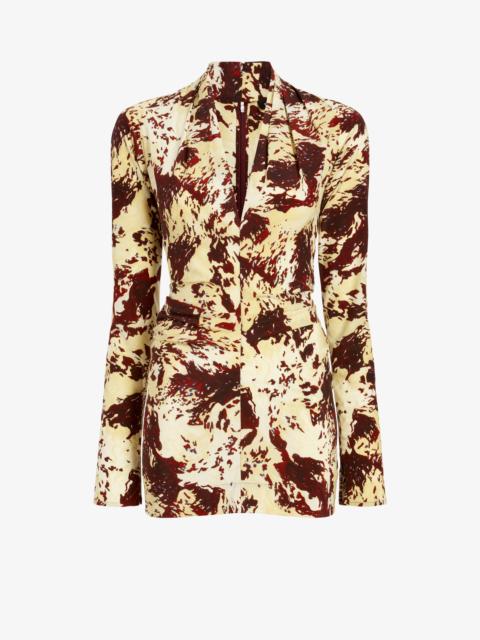 Proenza Schouler Adela Top in Printed Silk Viscose