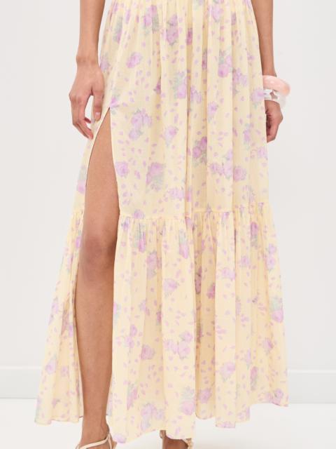 LoveShackFancy Umber Skirt