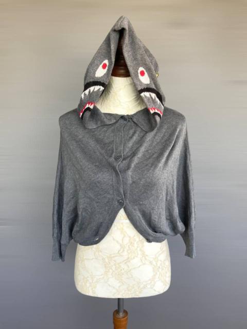 A BATHING APE® Shark Cropped Cardigan