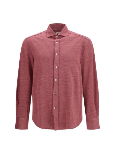 Brunello Cucinelli Brunello Cucinelli Linen And Cotton Knit Shirt