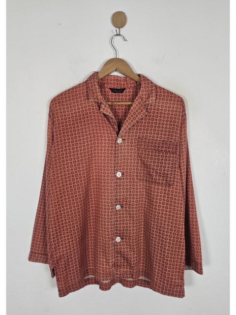 CELINE Vintage Celine Monogram Homme Open Collar Shirt