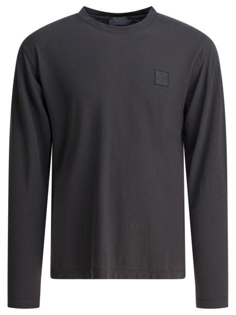 Stone Island Stone Island Cotton Crepe Jersey T-shirt With Logo
