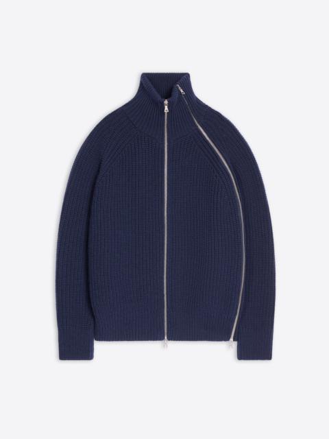 Dries Van Noten ZIPPED WOOL SWEATER